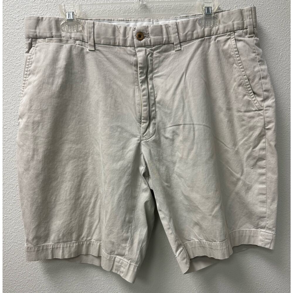 Polo Golf Ralph Lauren Chino Shorts Mens 34‎ Khaki Stretch 9" Inseam Preppy